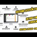 Sistema Escolar Gratis con PHP y MySQL - Descarga el Código Fuente