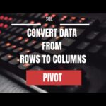 Convert MySQL columns to rows with pivot