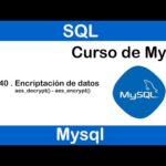Cifrado de datos con MySQL aes_encrypt