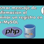Elimina registros en PHP y MySQL con código fácil