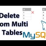 Cómo Borrar de Dos Tablas en MySQL: Delete from Two Tables MySQL