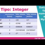 Tipos de datos en MySQL: Guía completa