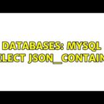 Mejora tus consultas con MySQL json_contains