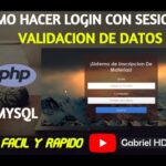 Login PHP y MySQL sencillo para tu sitio
