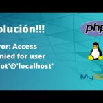 Cómo solucionar el error de MySQL access denied for user root localhost