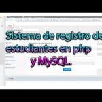 Sistema de matrícula en PHP y MySQL gratis: ¡Inscríbete sin pagar un centavo!