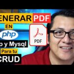 Cómo generar archivos PDF con dompdf y PHP y MySQL