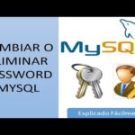 Alterar la contraseña de usuario en MySQL