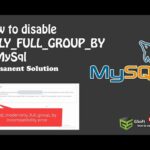 Cómo desactivar no_zero_date en MySQL