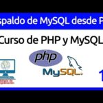 Soluciones eficaces de backup para MySQL con PHP