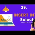 Cómo usar INSERT INTO FROM SELECT en MySQL