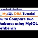 Comparar dos bases de datos con MySQL Workbench