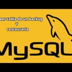 Backup y restauración de bases de datos con mysqldump y MySQL