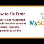 Solución al error mysql command not found windows