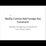 Solución para error MySQL cannot add foreign key constraint