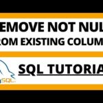 Cambiar columna de Null a Not Null en MySQL