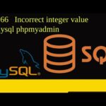 Cómo solucionar el error MySQL incorrect integer value