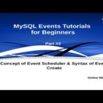 Domina los eventos de MySQL con MySQL Workbench
