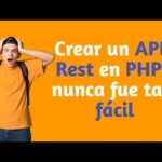 Crear una REST API con PHP y MySQL