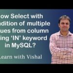 Selecting Multiple Values with MySQL: Tips and Tricks
