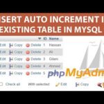 mysql insert auto_increment