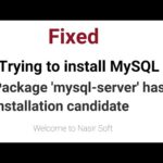 No package mysql community server available: solución y alternativas