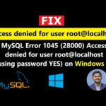 Solución a access denied mysql en pocos pasos