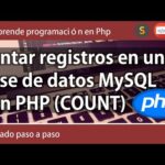 Contar registros en MySQL con PHP: Tutorial paso a paso