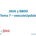 Actualizar bases de datos con Java: executeUpdate y MySQL