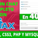 Creación de chat interactivo con PHP, Ajax, jQuery y MySQL