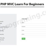 MVC with PHP and MySQL: A Complete Guide