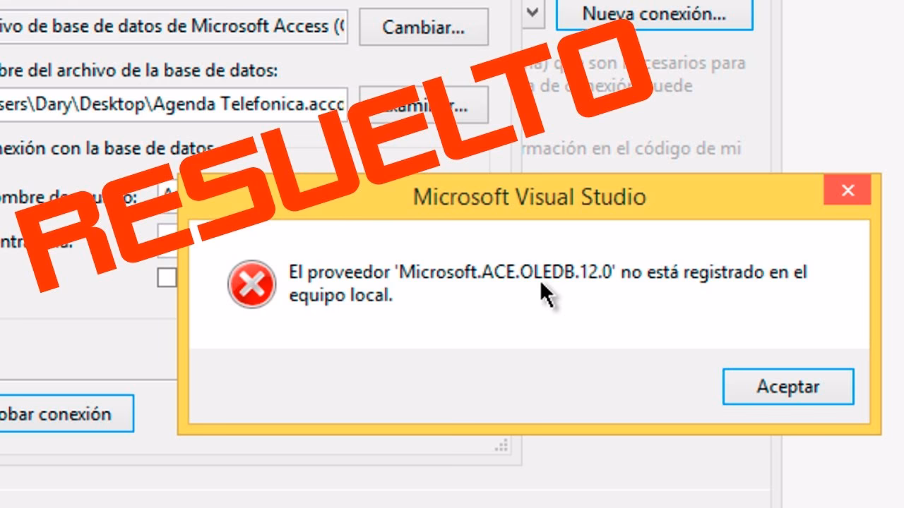 ¿Cómo saber qué oledb tengo instalado?
