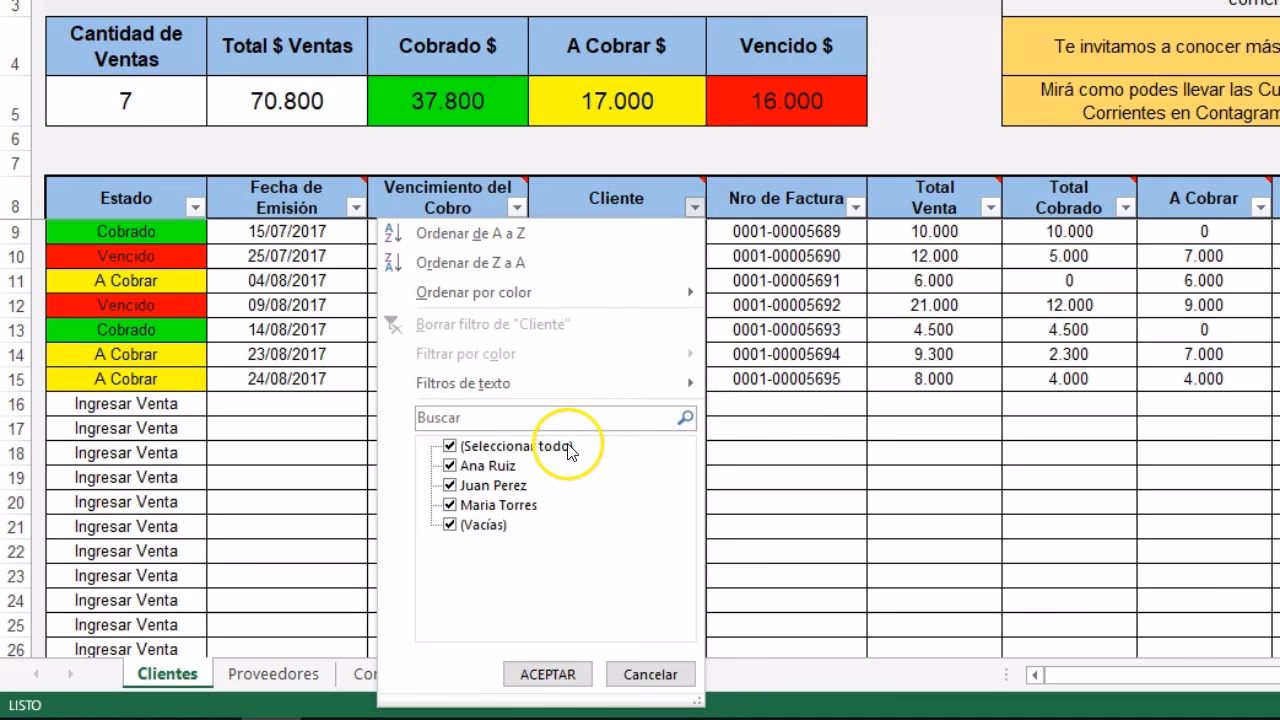 ¿Cómo hacer que Excel haga cuentas?