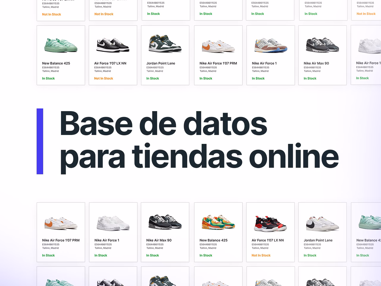 ¿Dónde se almacenan los datos en un supermercado?