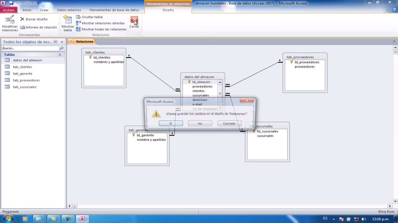 ¿Microsoft Access es un almacén de datos?