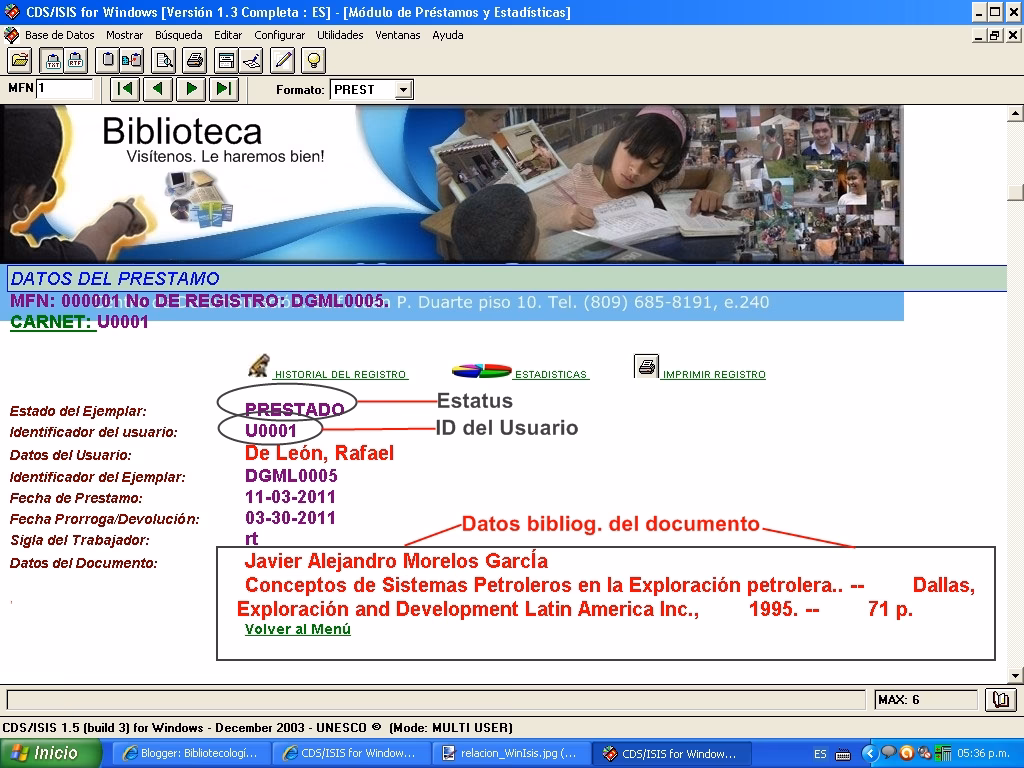 ¿Cuáles son las características del software CDS Isis?
