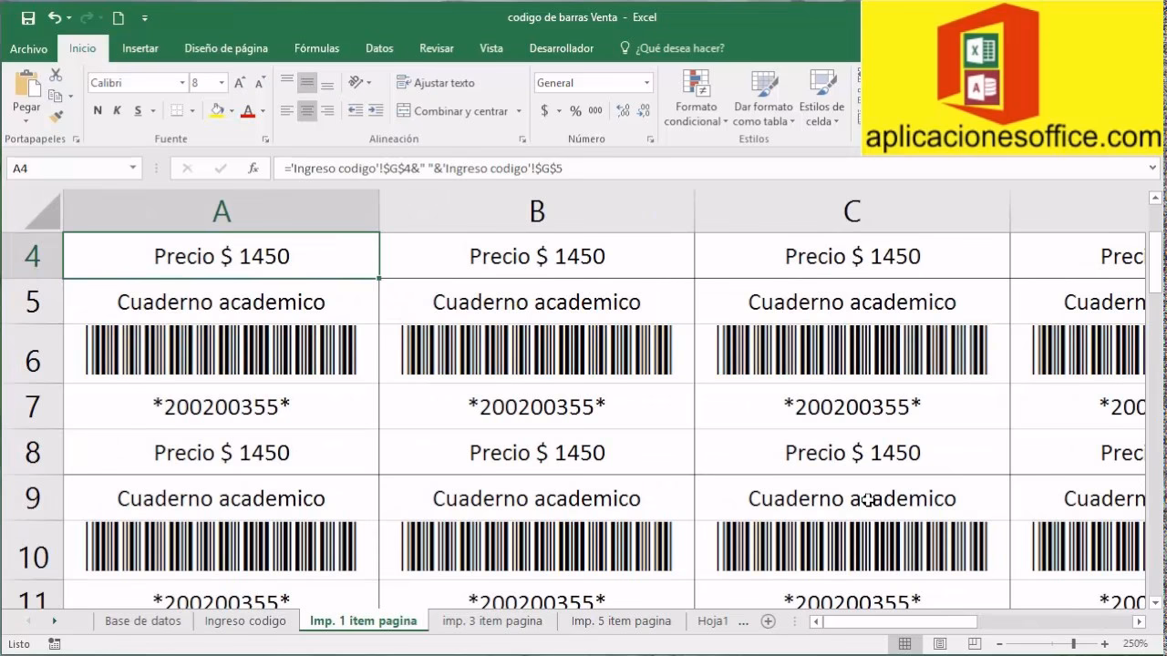 ¿Cómo puedo obtener un código de barras para un producto?