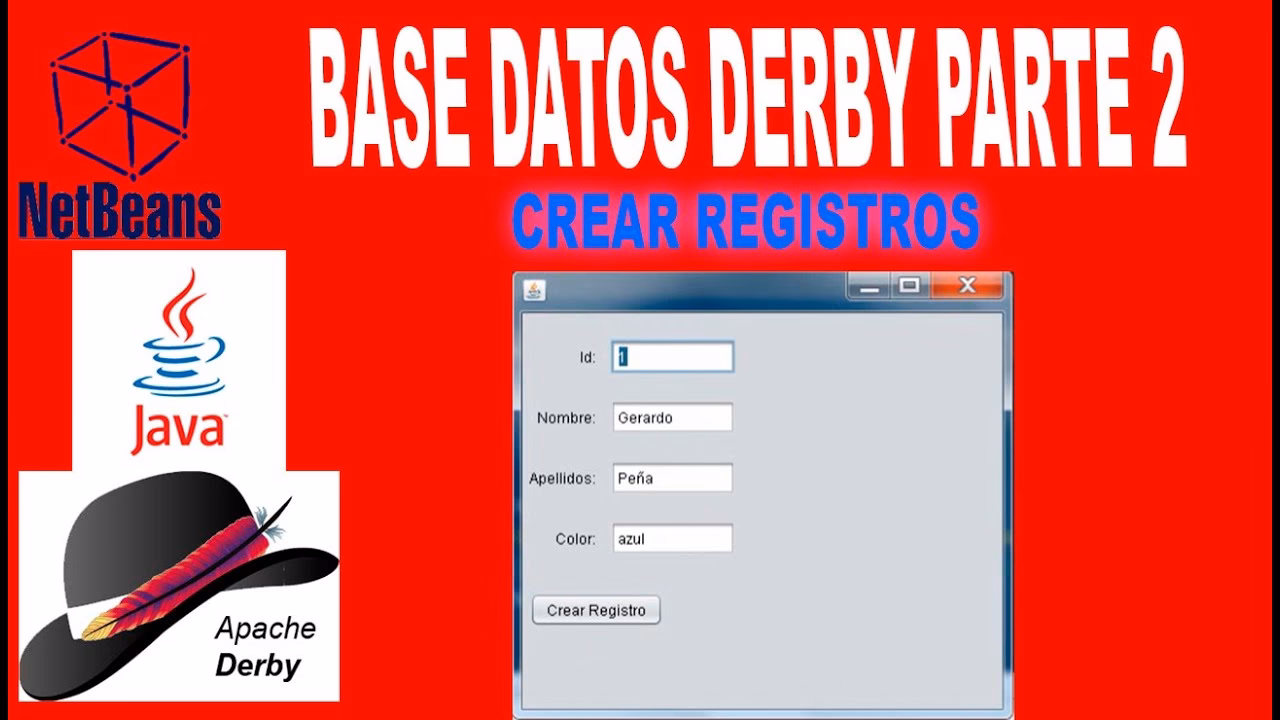 How to create a database in Apache Derby?