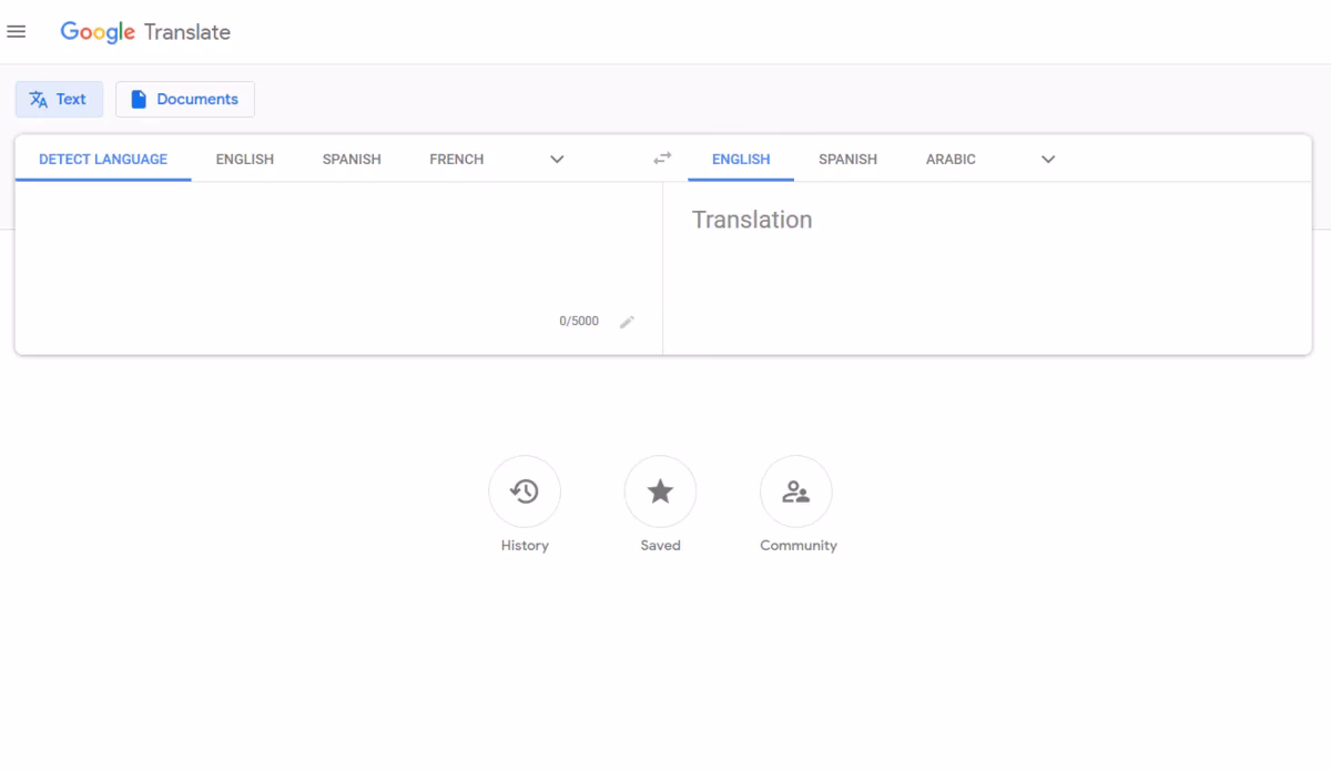 ¿Dónde se almacenan los datos de Google Translate?