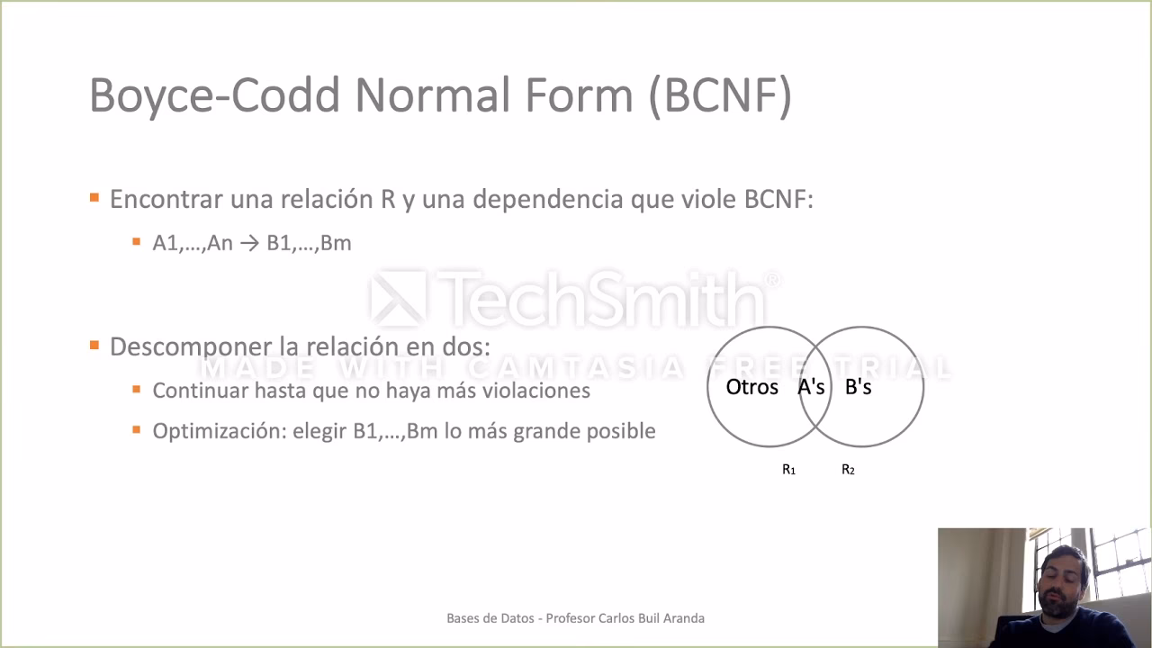 ¿Cómo comprobar BCNf?