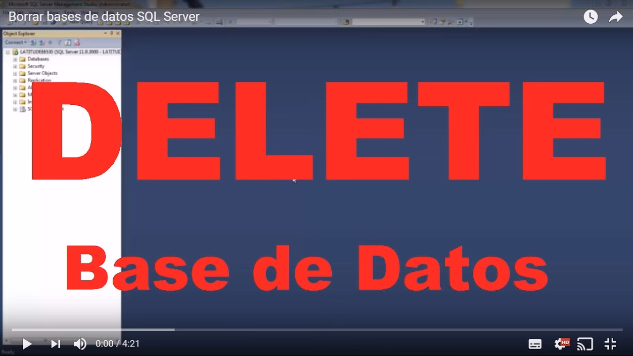 ¿Cómo borrar una base de datos en MySQL?