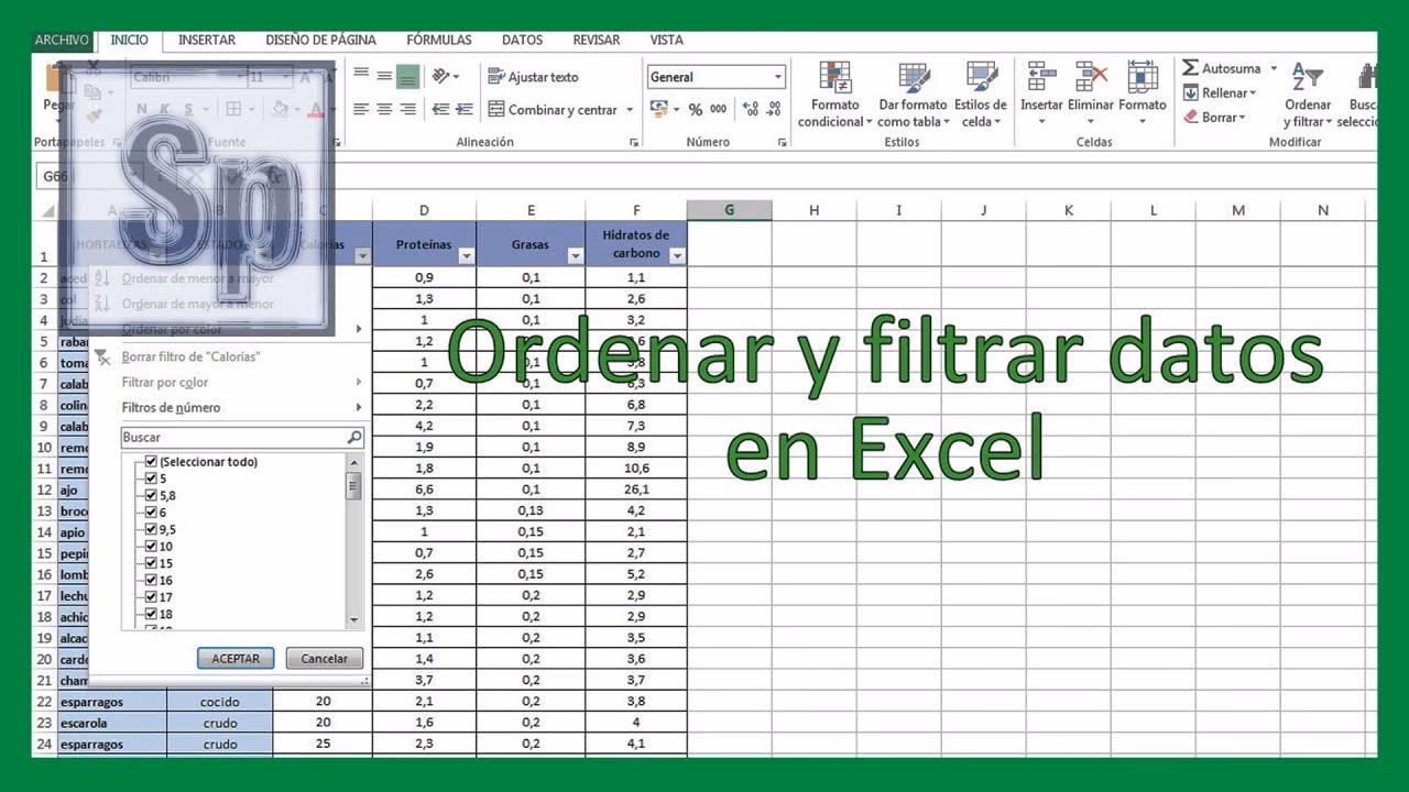 ¿Cómo filtrar datos de una base de datos?