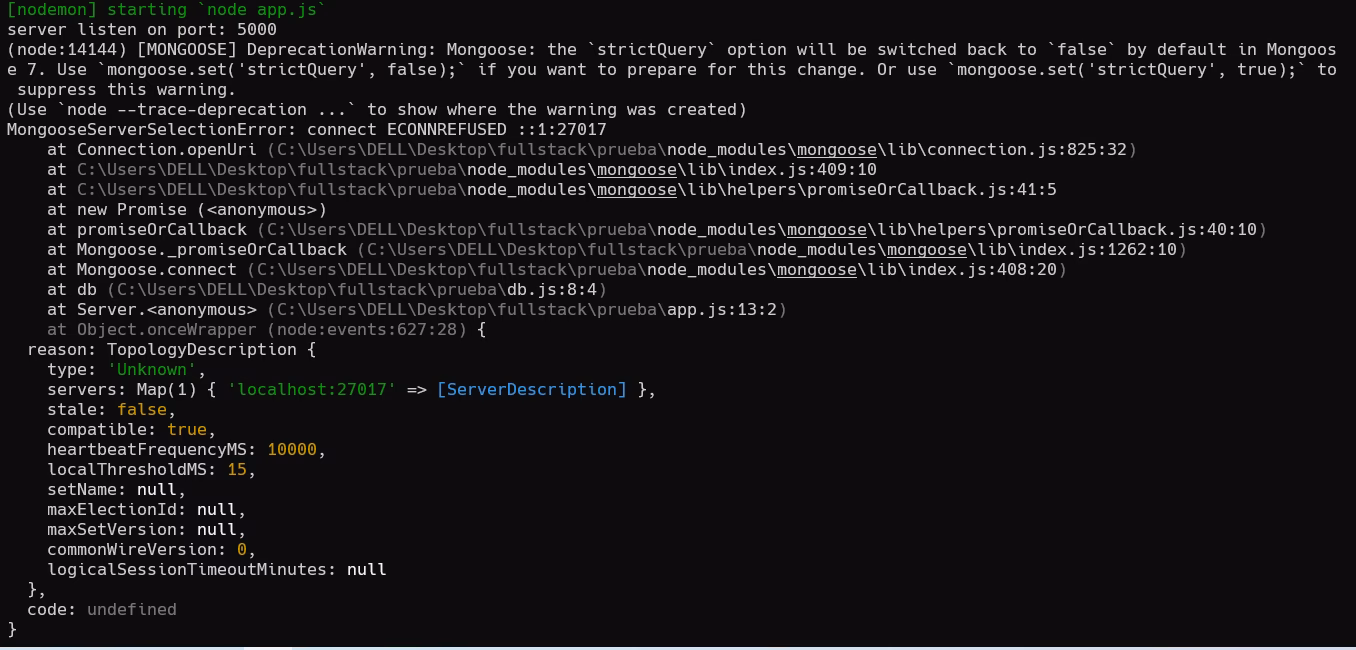 ¿Cómo puedo conectarme a una base de datos en MongoDB?
