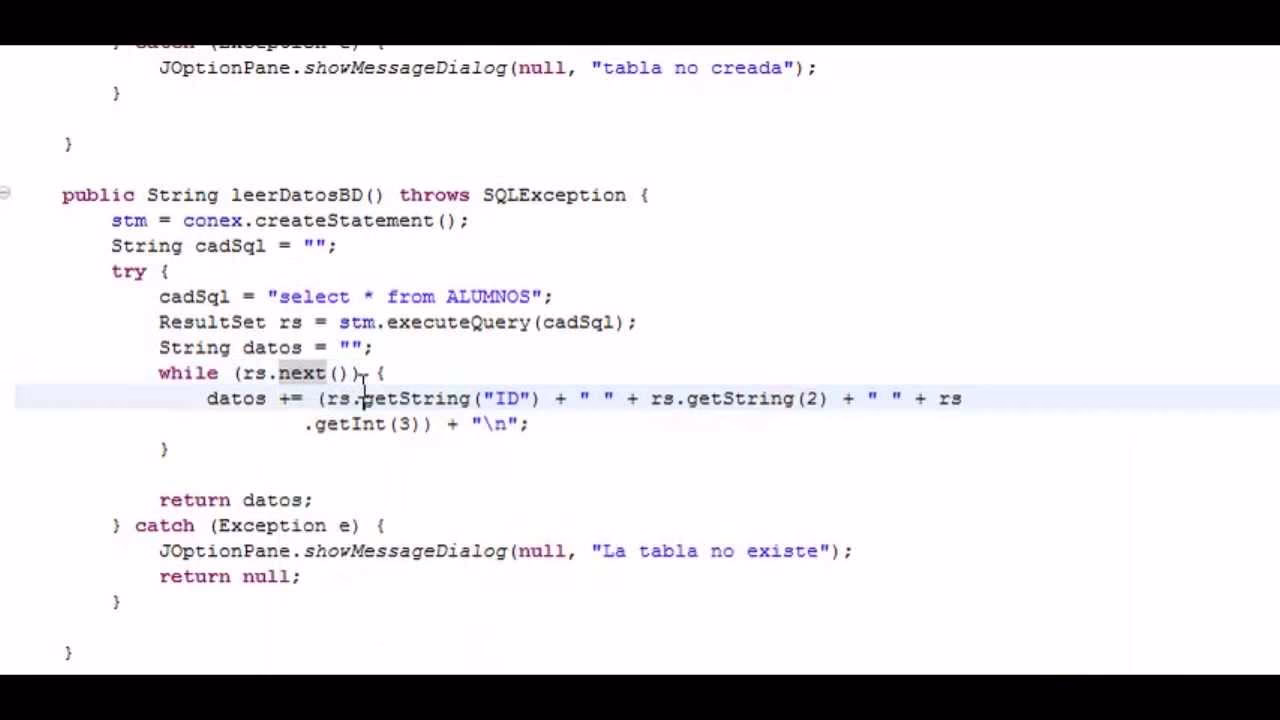 ¿Qué clase se utiliza para la conexión a la base de datos en Java?