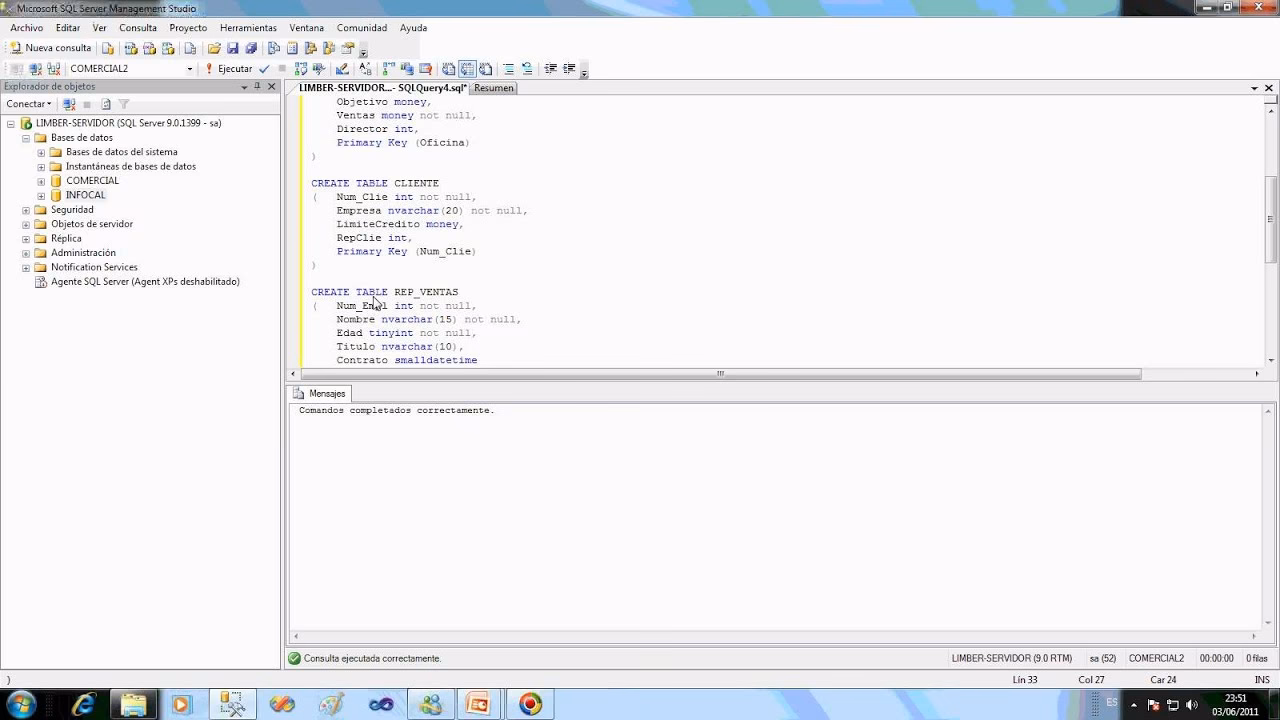 ¿Cómo se crea una base de datos en SQL?