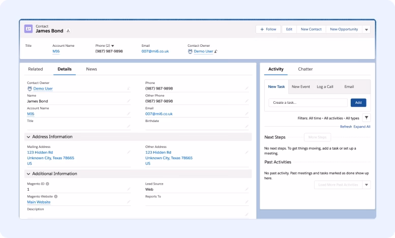 ¿Es un CRM lo mismo que una base de datos?