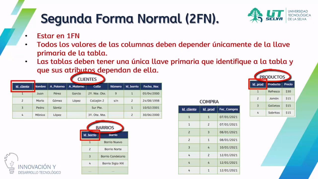 ¿Qué es una forma normal en una base de datos?