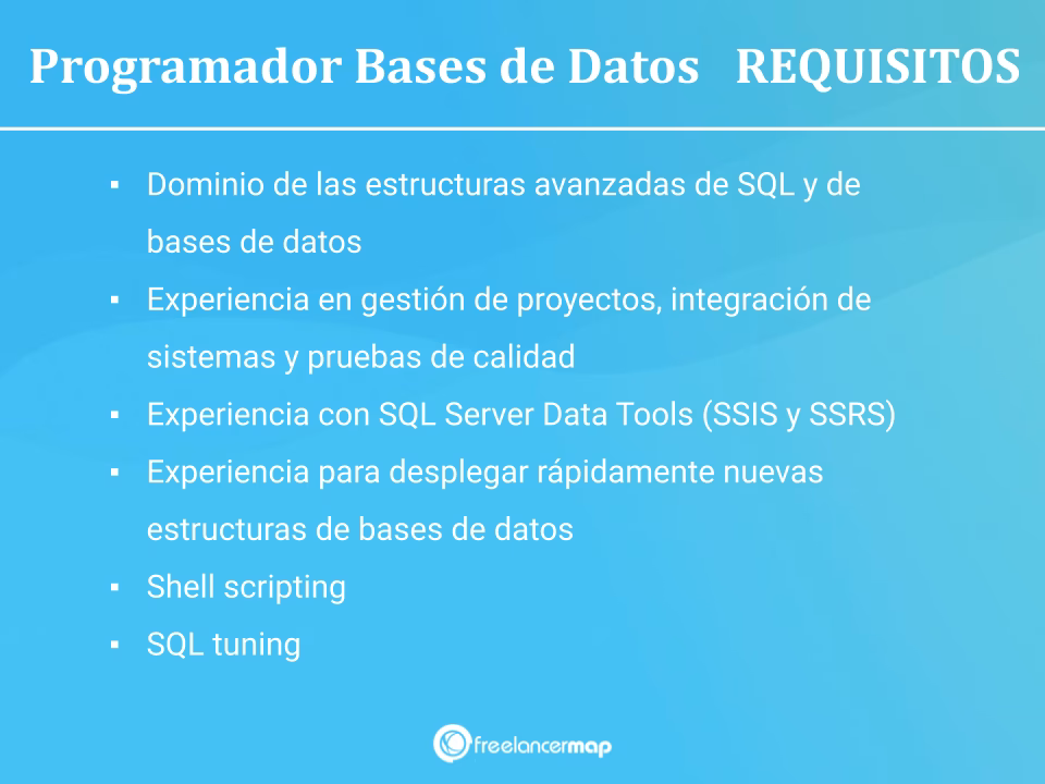 ¿Es SQL bueno para el trabajo freelance?