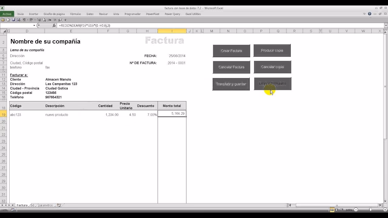 ¿Cómo hacer una factura en Excel paso a paso?