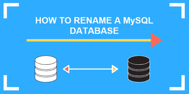 ¿Cómo cambiar el nombre de la tabla de base de datos en MySQL?